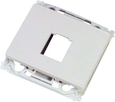 LK OPUS 66 Dataudtag for 1x Keystone RJ45 1 modul hvid - 1