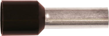 Isoleret terminalrør A6-18ET 6mm² L18 Sort - 1