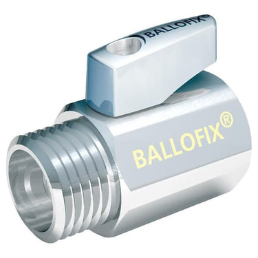 Broen Ballofix muffe/nippel 1/2" krom greb - 1
