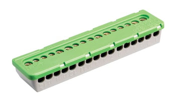 PE terminal skrue 7x6mm²+9x16mm² PEK/S16 - 1