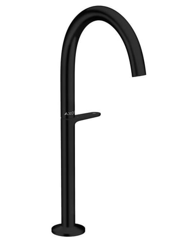 AXOR One håndvaskarmatur Select 260 med push-open bundventil mat sort - 1