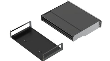 19" ventilations panel 2U sort - 1