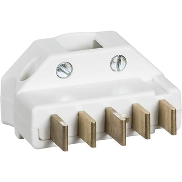 Stikprop vinkeL 16A 3F-O-J hvid - 1