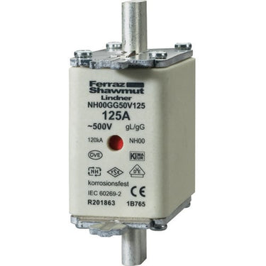 Sikring NH00 125A GL/GG 500V - 1