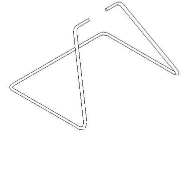 Tabula fjeder for møtrikstykke C400 - 1