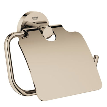 GROHE Essentials toiletrulleholder med låg poleret nikkel - 1