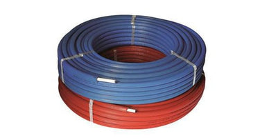 Henco Alupex-rør RIXc Ø26 x 3,0 mm x 25 m med 20 mm rød isolering - 1