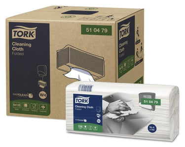 Tork W4 Aftørringsklud 4 pk a 120 stk - 1