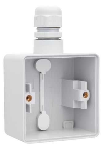 Underlag 1-modul 1x M20 IP55 grå - 1