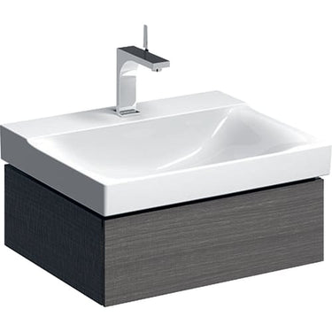 Geberit XENO² vaskeskab 580x220x462mm m/skuffe scultura-grå spånplade melamin - 1