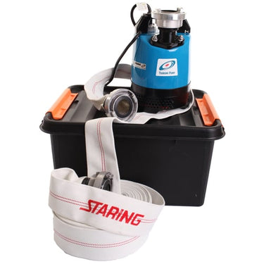 480W Tsurumi entreprenørpumpesæt LB-480 2" m/15m slange og koblinger - 1