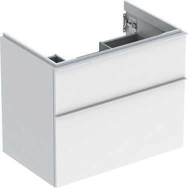 Geberit Icon vaskeskab 740 x 476 x 615 mm 2 skuffer hvid højkomprimeret trelags-spånplade lakeret blankpoleret - 1