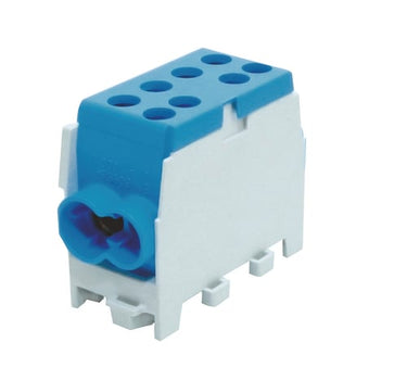 HLAK Klemme 25-1/2 M2 AL/CU BLÅ - 1