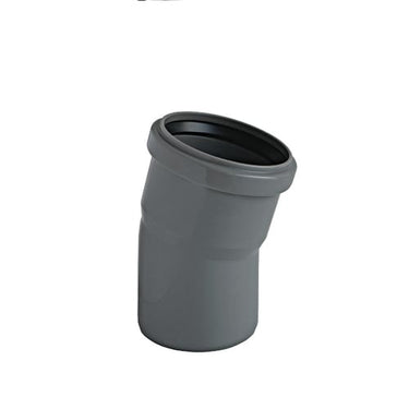 Ht-Pp (Amax Pro) Ø110 mm X 15° Grå Bøjning - 1