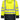 Brandhæmmende Hi-Vis regnjakke i PU kvalitet str 3XL - 2