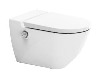 LAUFEN CLEANET NAVIA hængetoiletskål m/sæde LCC 580x370x380mm t/indb.cist hvid - 1