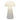 Sam Glas H29cm Mat Hvid - 1