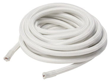 Stofledning 5m 2x0,75mm Hvid - 1