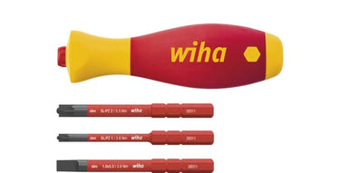 Wiha Skruetrækkersæt slimVario® 1000V m/3 slimBits - 1