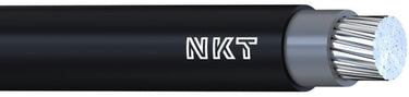 Installationskabel NOIK-AL/AXQ 90° 1X240 0,6/1kV Dca Sort AFM - 1