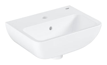 GROHE BauEdge Ceramic håndvask 450x350x137mm t/væg alpinhvid - 1