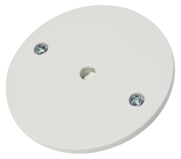 Udløbsdæksel for rosetmateriel hvid - 1