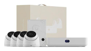 Ubiquiti Network Video Recorder Instant Kit, UniFi Protect NVR Instant + 4x G5 Turret Ultra cameras + 1TB HDD - 1