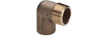Viega overgangsvinkel 90° muffe/nippel 18 mm x 1/2" rødgods - 1