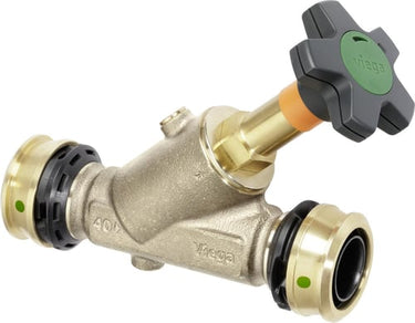 Easytop skråsædeventil med Raxofix prestilslutning 40 mm - 1