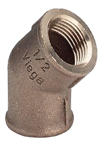 Rødgods Vinkel 45Gr. M/M 3/8" - 1