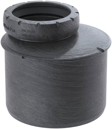 Geberit Silent Pro Reduktion PP MX 110-50mm stikmf sort - 1