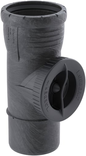 Geberit Silent Pro Renserør 90° 110mm stikmf - 1