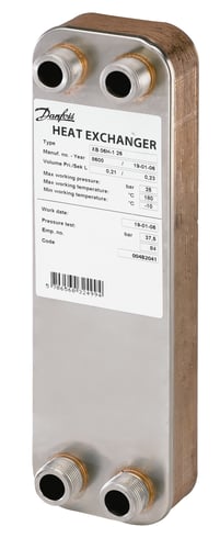 Danfoss veksler xb 06h-1 26pl. t/ akva les+vita ii+lux ii - 1