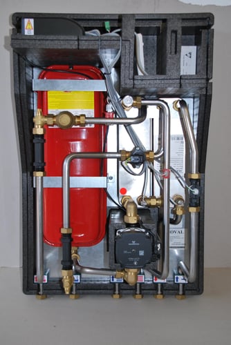 Homeheat vx2/2 fjv-unit xb 06h-40/xb 06h-40 32,3/12KW fuldisol. + vejrkomp. - hoval - 1