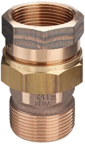Rødgods Lige Union M/N 3/4" - 1