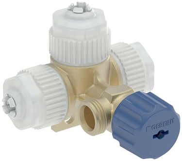 Duofix stopvent 3-vejs 241879 t/indbygn.cisterne up320 - 1
