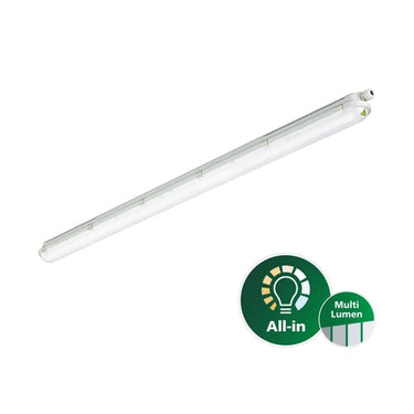 Philips CoreLine Industriarmatur All-in WT120C Gen3 4600-8000lm/840 1500mm IP66 3-faset gennemfortrådning - 1