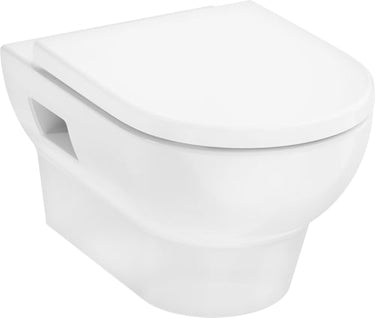 hansgrohe GladeLake S hængetoiletskål inkl. sæde SC og QR 540x360mm t/indb.cist hvid - 1