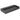 Lavabo Elegance håndvask glaseret porcelæn 1020x400x125mm t/bordpl/væg mat sort - 1