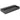 Lavabo Elegance håndvask glaseret porcelæn 1020x450x125mm t/bordpl/væg mat sort - 1