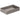 Lavabo Elegance håndvask matglaseret porcelæn 600x380x125mm t/bordpl/væg Taupe - 1