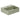 Lavabo Elegance håndvask matglaseret porcelæn 520x350x125mm t/bordpl/væg Nature Green - 1