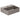 Lavabo Elegance håndvask matglaseret porcelæn 420x350x125mm t/bordpl/væg Taupe - 1