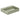 Lavabo Elegance håndvask matglaseret porcelæn 600x450x125mm t/bordpl/væg Nature Green - 1