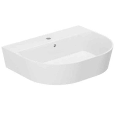 Lavabo Forma håndvask matglaseret porcelæn 650x500x150mm t/bordpl/væg Cotton - 1