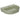 Lavabo Forma håndvask matglaseret porcelæn 650x500x150mm t/bordpl/væg Nature Green - 1