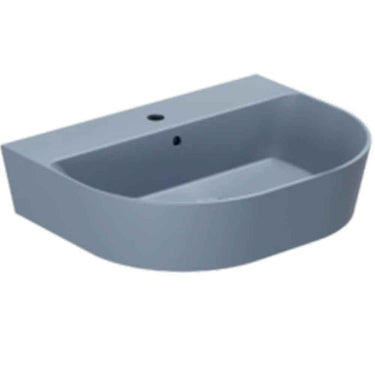 Lavabo Forma håndvask matglaseret porcelæn 650x500x150mm t/bordpl/væg Royal Blue - 1