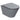 Lavabo Forma hængetoiletskål/sæde matglaseret porcelæn 535x360x370mm t/indb.cist Antracit - 1