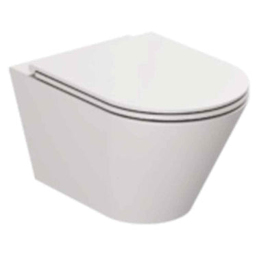 Lavabo Forma hængetoiletskål/sæde matglaseret porcelæn 540x340x370mm t/indb.cist Ash - 1
