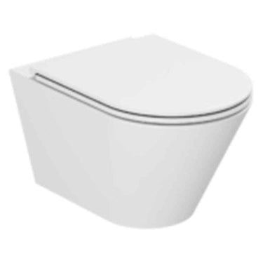 Lavabo Forma hængetoiletskål/sæde matglaseret porcelæn 535x360x370mm t/indb.cist Cotton - 1